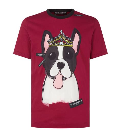 dolce gabbana dog print shirt|Cotton dog polo shirt in Print for Men .